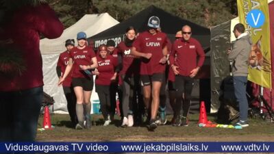 Jēkabpilī pulcējās 15 Latvijas labākie ultramaratonu skrējēji