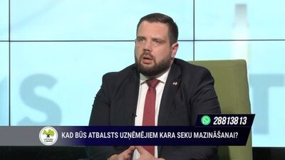 Jānis Vitenbergs par gāzes pietiekamību uzņēmējiem un mājsaimniecībām Latvijā
