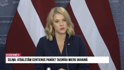 Evika Siliņa: Stiprinām ne tikai savas, bet arī ES un NATO robežas