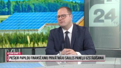 Čudars par papildus finansējumu privātmāju saules paneļu uzstādīšanai