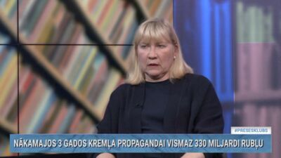 Baiba Liepiņa par propagandu: Krievi darīs visu, lai apietu uzliktos šķēršļus