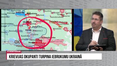 Igors Rajevs izklāsta aktuālo situāciju Ukrainas frontē un Kurskas sektorā