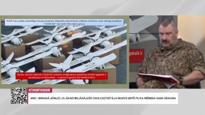 Kijivā uzsākta Krievijas dronu pārtveršanas sistēmas izvēršana