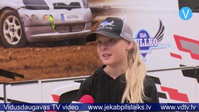 Katrīna Kleščevska – vienīgā meitene no Jēkabpils, kas piedalās autosporta sacensībās