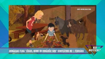 Jauna un pārsteidzoša latviešu animācijas filma - "Jēkabs, Mimmi un runājošie suņi"!
