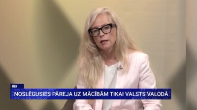 Inese Muhka: Mums ir jāveido vienota izpratne, ka latviešu valoda ir vienīgā valsts valoda