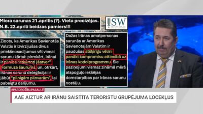 20.04.2026 Streips par drošību pasaulē ar Igoru Rajevu