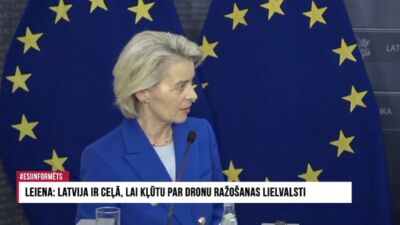 Urzula von der Leiena: Eiropa ir droša tikai tad, ja austrumu robeža ir droša