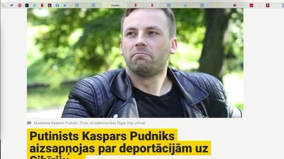 "Goda vārds - muļķis!" Igors Linga par Kaspara Pudnika putinisma komentāriem