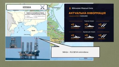 Krimā iznīcināta krievu radiolokācijas stacija "Ņeva"