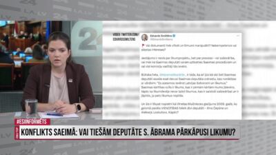 Antoņina Ņenaševa: Smiltēns pārkāpis Saeimas kārtības rulli