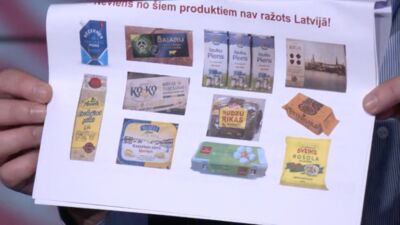 Gūtmanis uzskaita vairākus šķietami latviskus pārtikas produktus, kas nemaz nav ražoti Latvijā