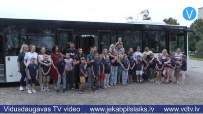 Jēkabpils mazākie dejotāji dodas ceļā uz Dziesmu un deju svētkiem