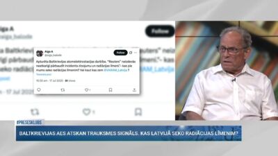 Mārtiņš Šics par radiācijas draudiem: Latvija ir ļoti sagatavota
