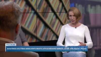 Švecova: Students, kurš atbrauc un maksā par studijām, ir no inteliģentas ģimenes