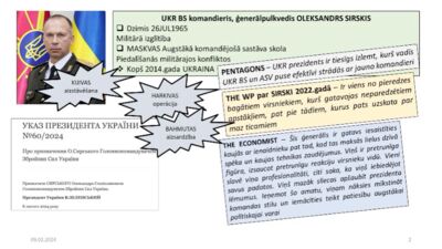 Kas ir Ukrainas BS komandieris, ģenerālpulkvedis Oleksandrs Sirskis?