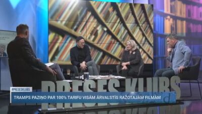 Tramps paziņo par 100% tarifu visām ārvalstīs ražotajām filmām