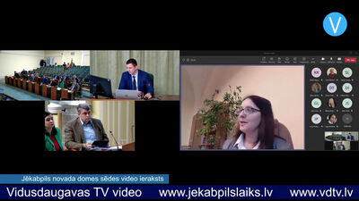 Jēkabpils novada domes sēdes skatāmas tiešsaistē