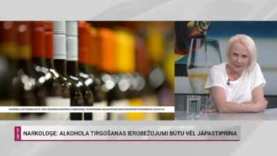 Kozlovska: Alkohols kā riska faktors ir viens no galvenajiem iemesliem gandrīz visām slimībām