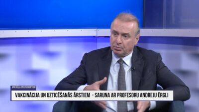 Andrejs Ērglis par vakcināciju: 14 gadu vecumā bērns nevar par sevi atbildēt