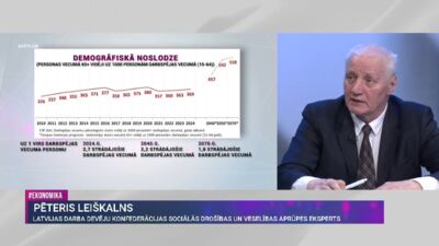 Pēteris Leiškalns: Latvijā lielākais problēmpunkts būs 2060. gads