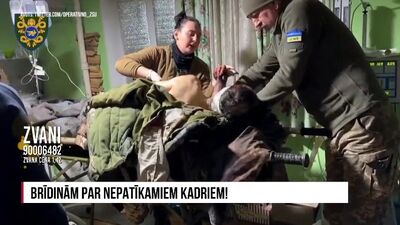 Ukraiņu mediķu darbs frontē