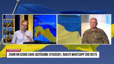 Skatītājas jautājums par NATO palīdzību Ukrainas aizstāvēšanai