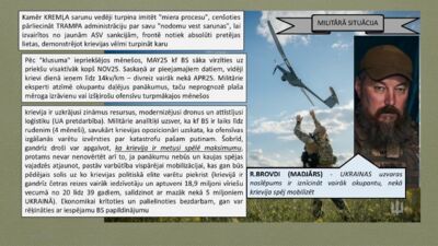 Jānis Slaidiņš par pašreizējo militāro situāciju