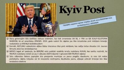 Tramps nopietni apsver iespēju atcelt visus Baidena ēras ierobežojumus Ukrainai