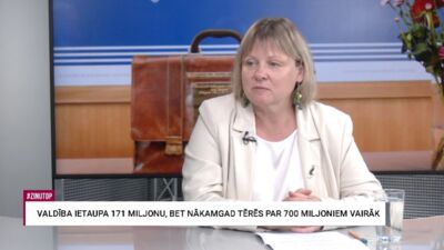 Simanovska: Pārmērīga ietaupīšana atgādina ļoti populistisku retoriku
