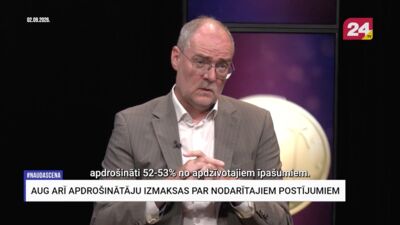 Jānis Abāšins: Pēc vētras rekords apdrošinātājiem pašlaik ir septiņas priedes uz vienu māju