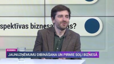 Jenavs: Jaunā paaudze aizvien aktīvāk domā par jaunuzņēmumu dibināšanu