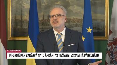 Egils Levits par NATO palīdzību Ukrainai