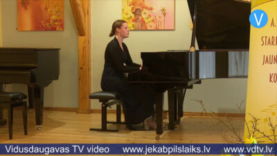 Jēkabpilī izskan jauno pianistu konkurss