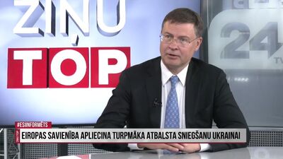 Valdis Dombrovskis par ES atbalstu Ukrainai