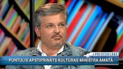 Dālderis: Kultūras nozare nav tikai Dziesmu svētki