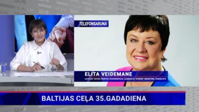 Elita Veidemane par "Baltijas ceļa" rīkošanu un mantojumu šodienai