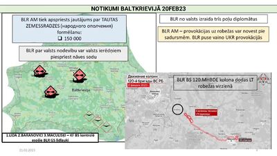 Baltkrievijas AM: Provokācijas uz robežas var novest pie sadursmēm