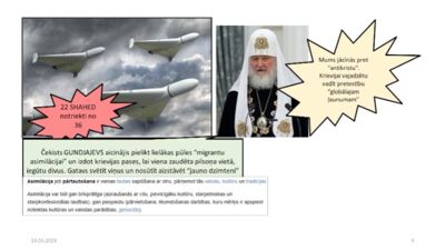 Krievijas patriarhs Kirils aicina cīnīties pret "antikristu"