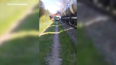 Notikumi Baltkrievijā: dzelzceļa satiksme no Gomeļas uz Krieviju ir uz kādu laiku pārtraukta