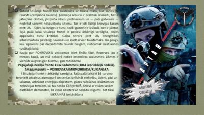 03.11.2025 Aktuālais par karadarbību Ukrainā 2. daļa