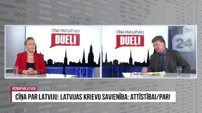 Krievvalodīgo tiesības Latvijā un pasaulē - diskutē Andris Lielais un Inna Djeri