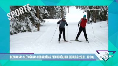 Jau šodien: bezmaksas slēpošanas nodarbības Siguldā!