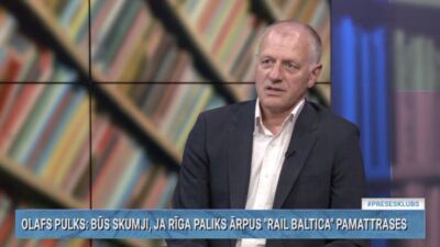 Olafs Pulks par "Rail Baltica" projektu: Ir ļoti slikti