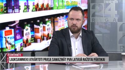 Mārtiņš Trons par lauksaimnieku pieprasījumu samazināt PVN Latvijā ražotai pārtikai