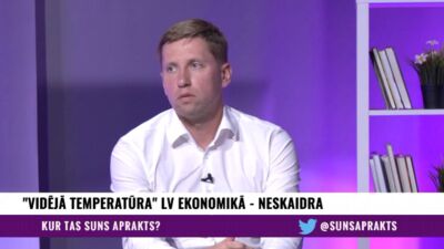 Andris Čuda par "vidējo temperatūru" Latvijas ekonomikā
