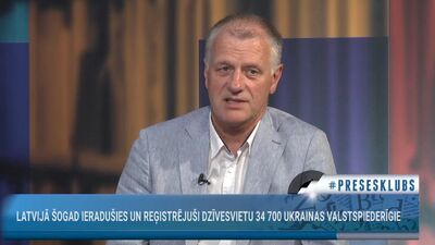 Olafs Pulks par Ukrainas bēgļiem Latvijas darba tirgū