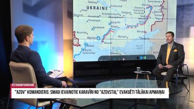 Skatītāja jautājums par ieroču piegādēm Ukrainai