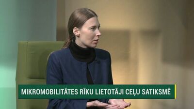 Annija Novikova: Cenšamies veicināt tendenci izmantot mikromobilitātes rīkus