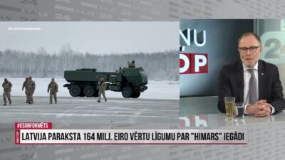 Aizsardzības ministrs komentē 164 miljonus eiro vērto līgumu par "Himars" iegādi